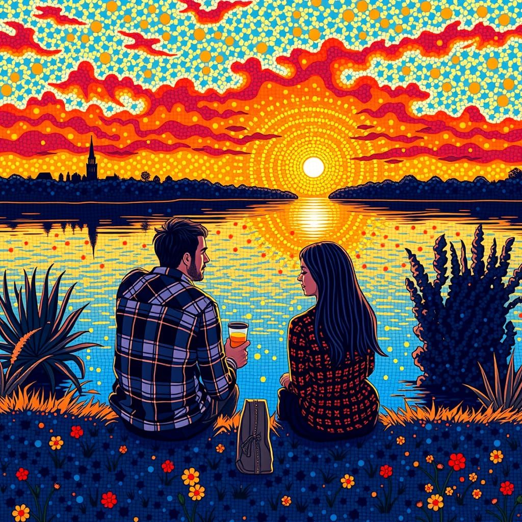 Evening by the lake