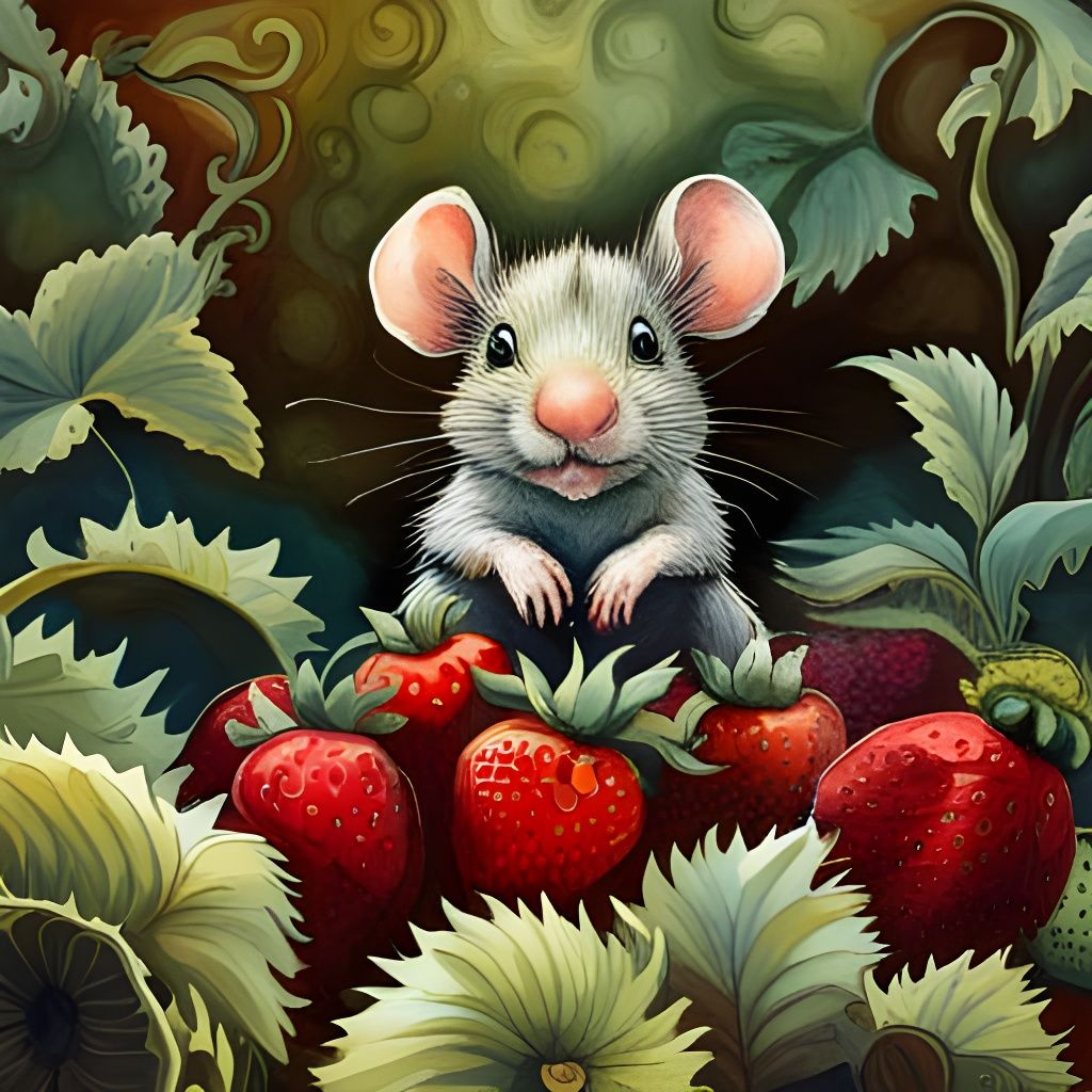 "I love my strawberries fresh from the farm".  by @Moon