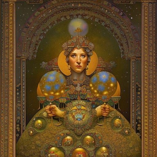 Kaleidoscope Galaxy by James C. Christensen