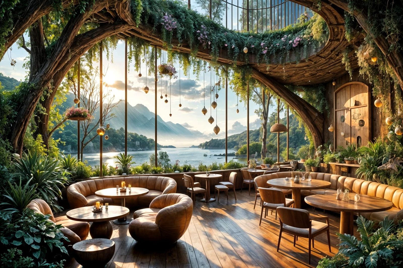 Jungle Lake Café  by @Kesh Kameer