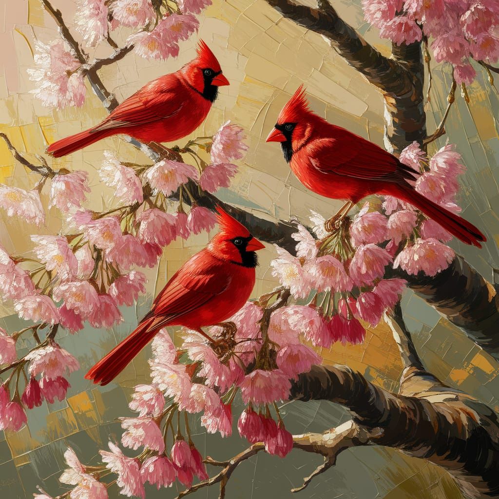 Cardinal Blessing   by @Derpette