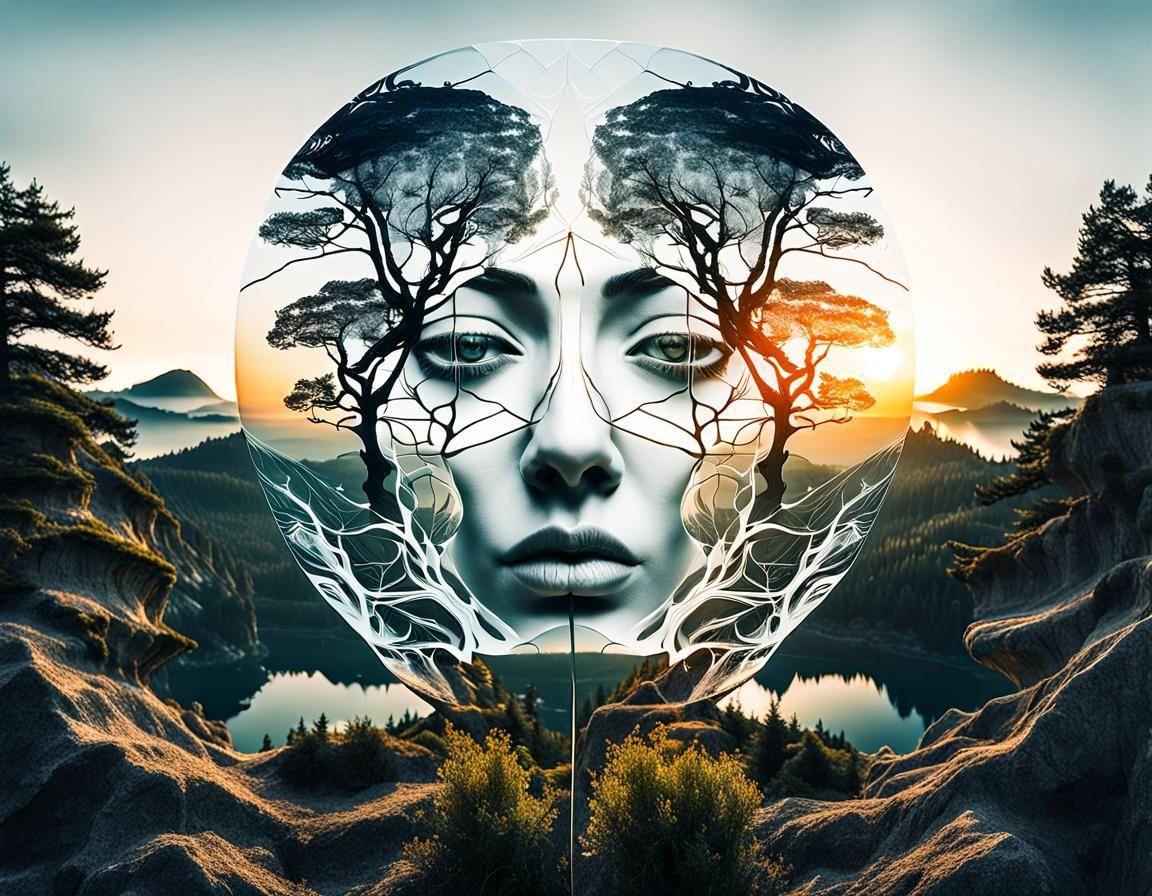 Human and nature - AI Generated Artwork - NightCafe Creator