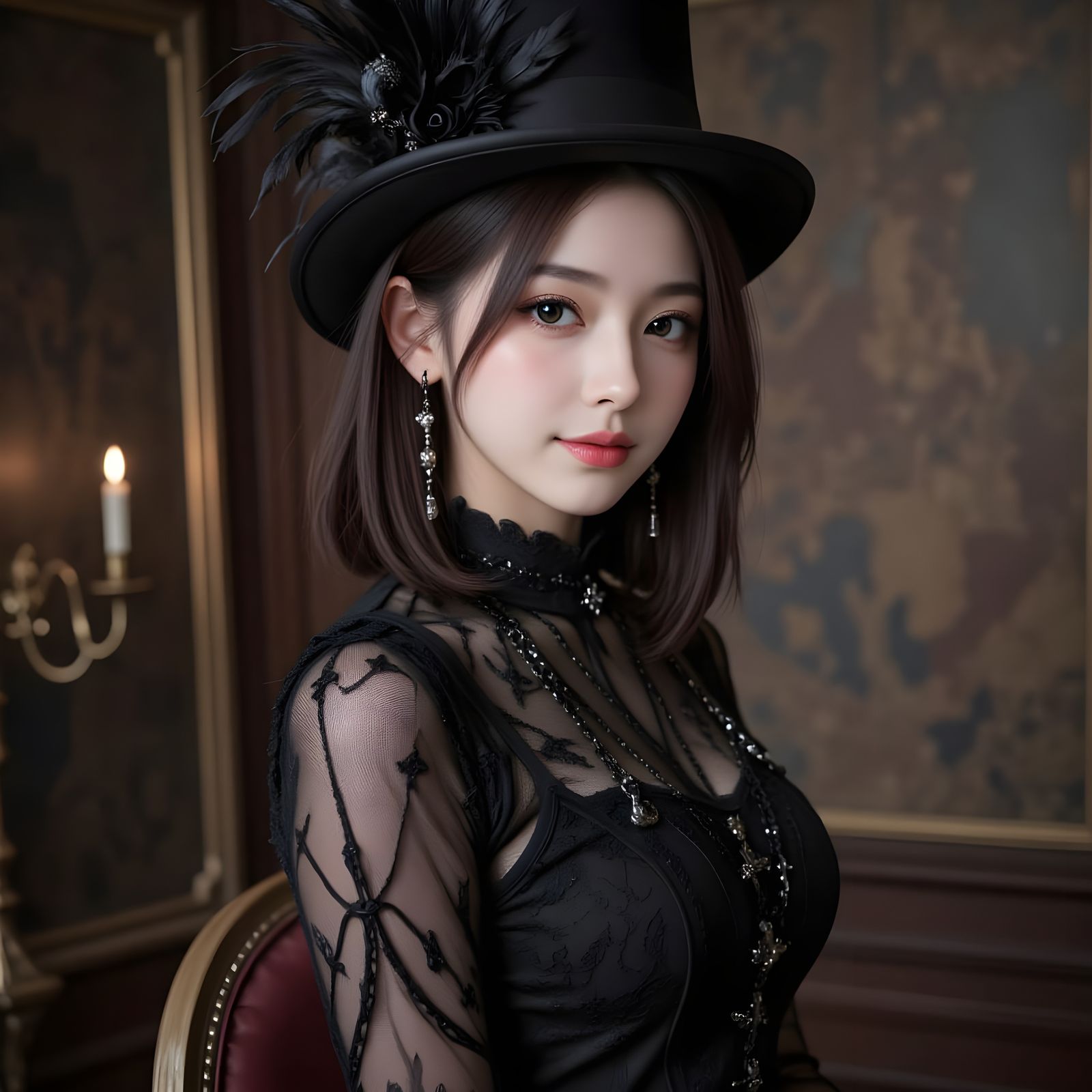 Yumi: Top Hat! (4 Images)