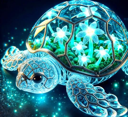tartaruga de cristal