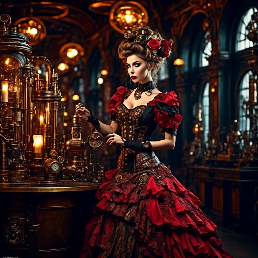<lora:PrettySteampunkStyle:1.0>
