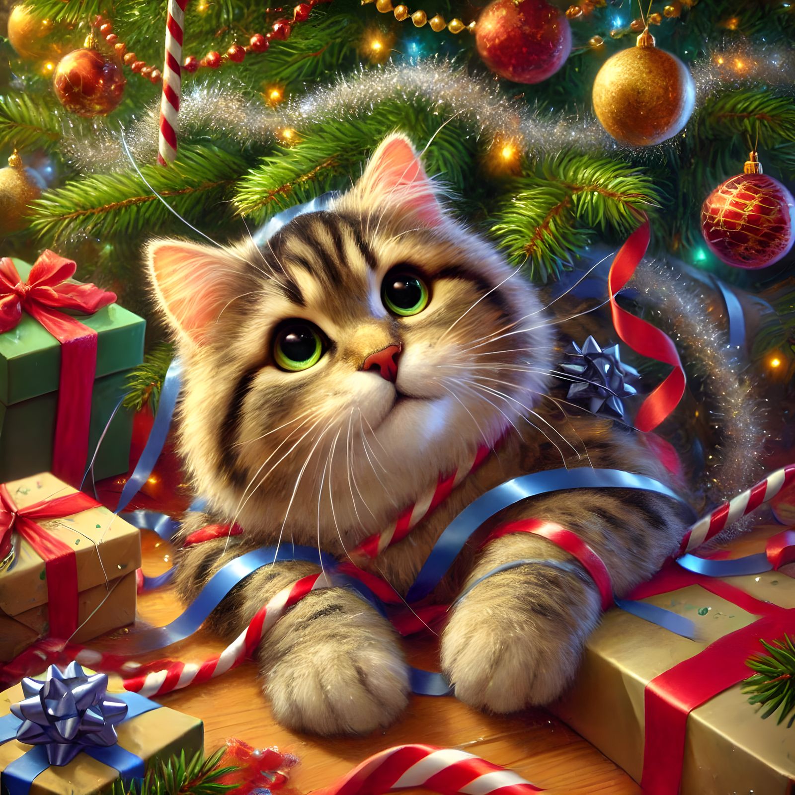 Christmas Cat #6
