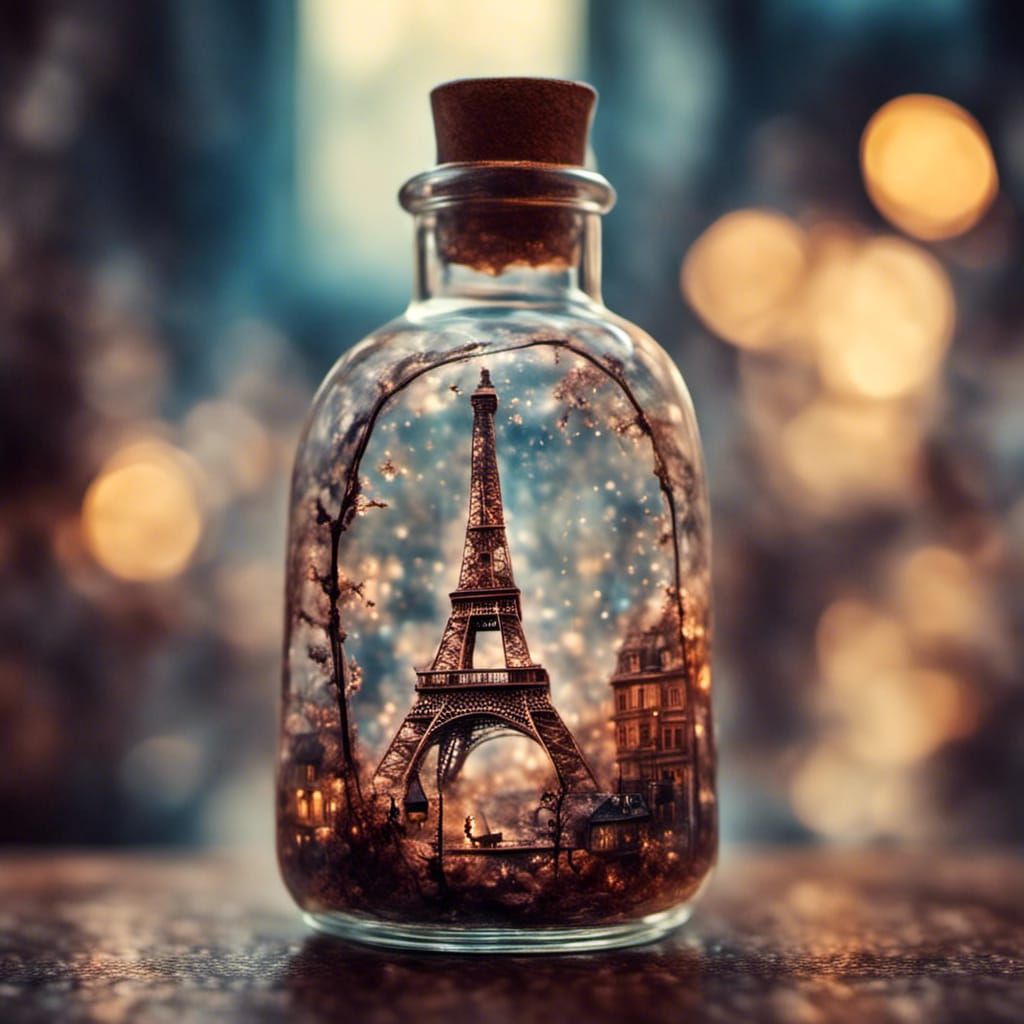 Paris inside a bottle