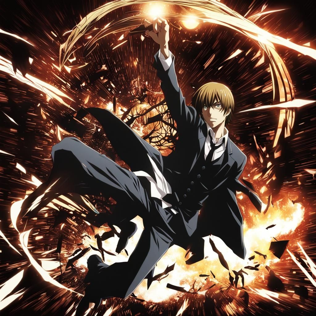 Yagami Light Anime. 4hd. Epic scene. - AI Generated Artwork - NightCafe ...