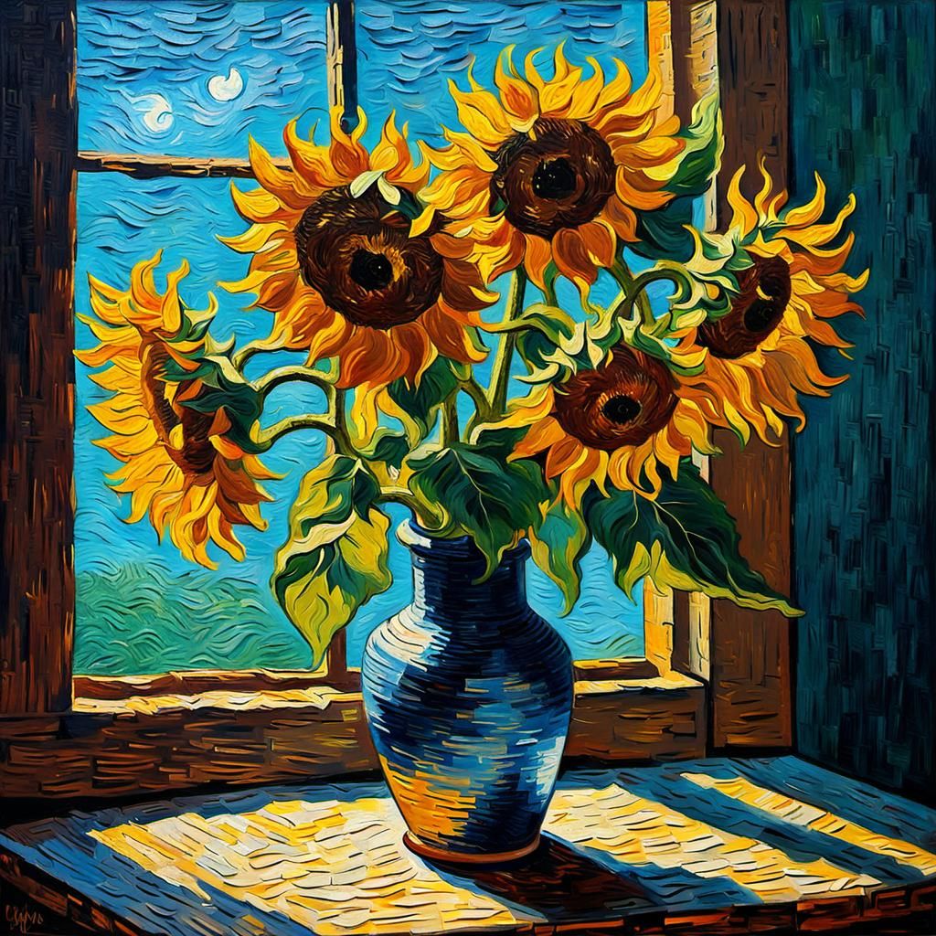  Sunflowers  by @Xyloto