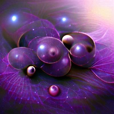 Purple spheres