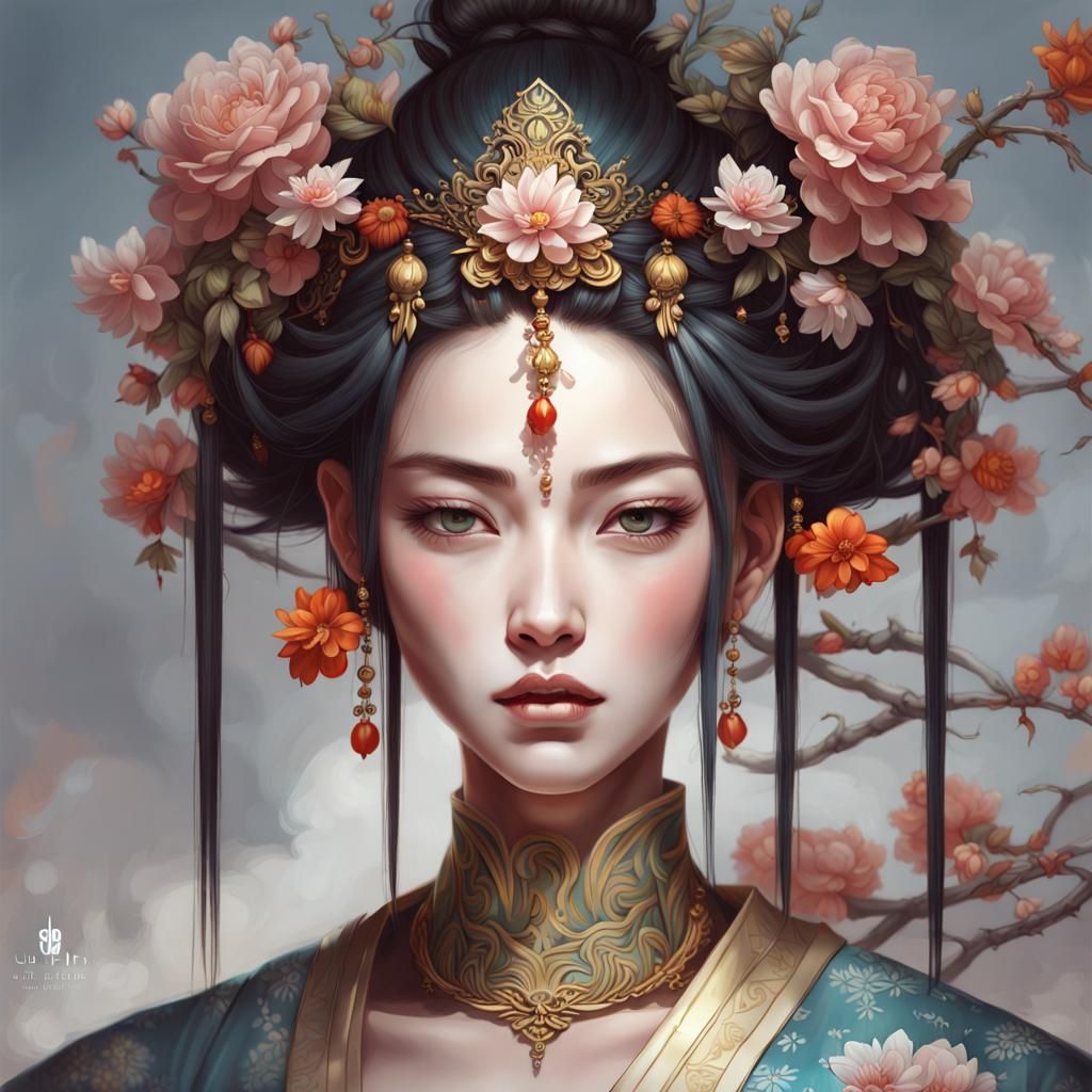 Asian Empress - AI Generated Artwork - NightCafe Creator