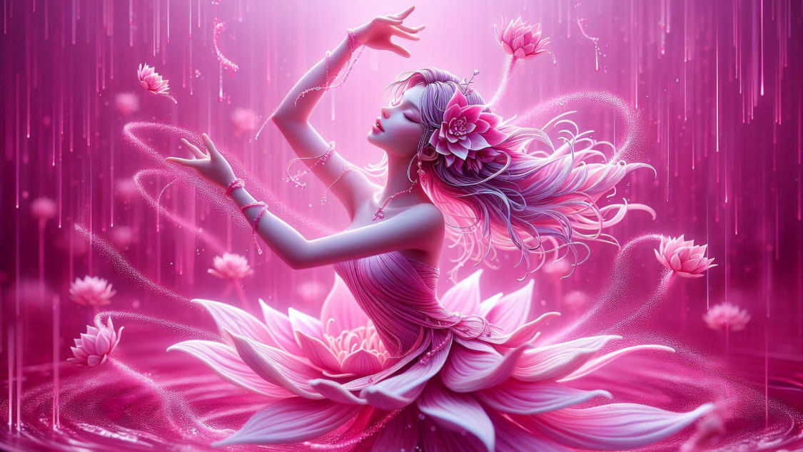 Magical wonderful ballerina