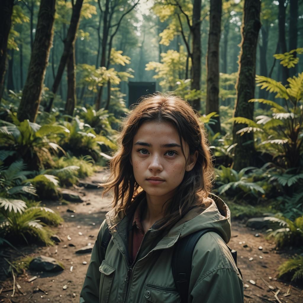 A cute girl