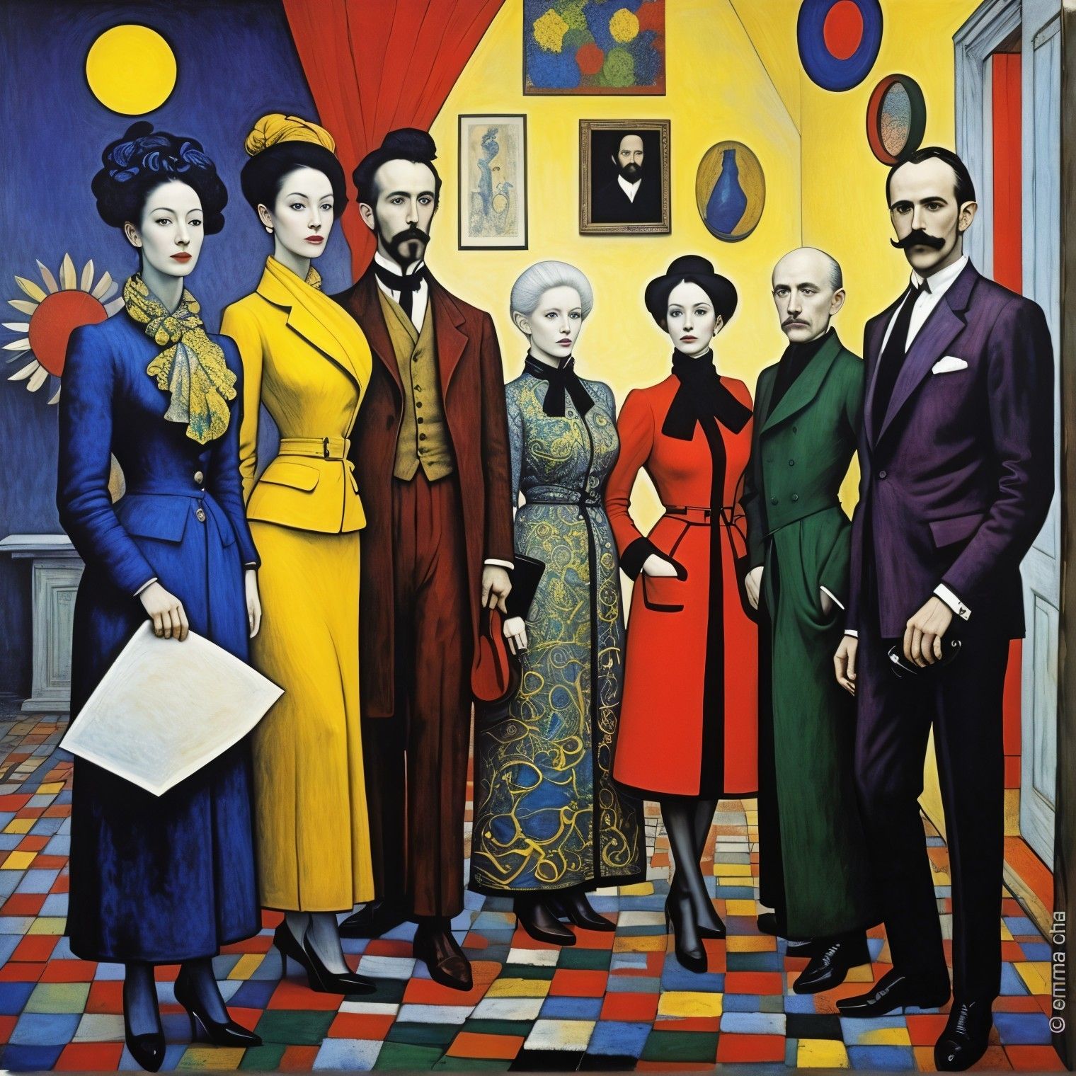 Cluedo Family Photo and Gallery