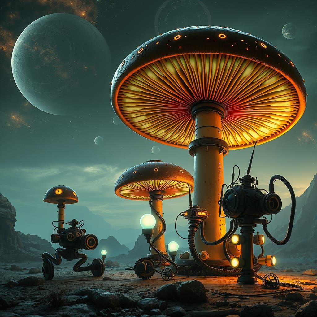 Mushrooms  by @mcshaggy