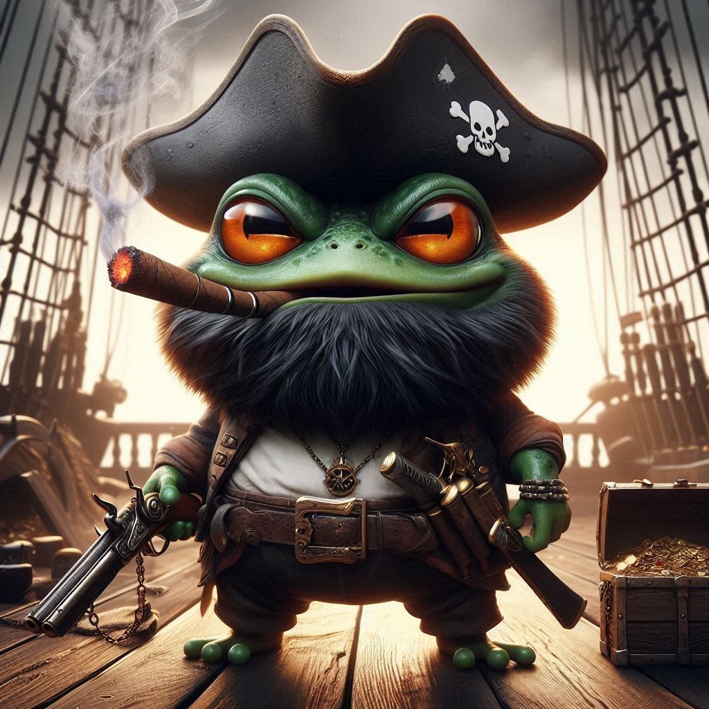 Black Beard, Pirate Frog