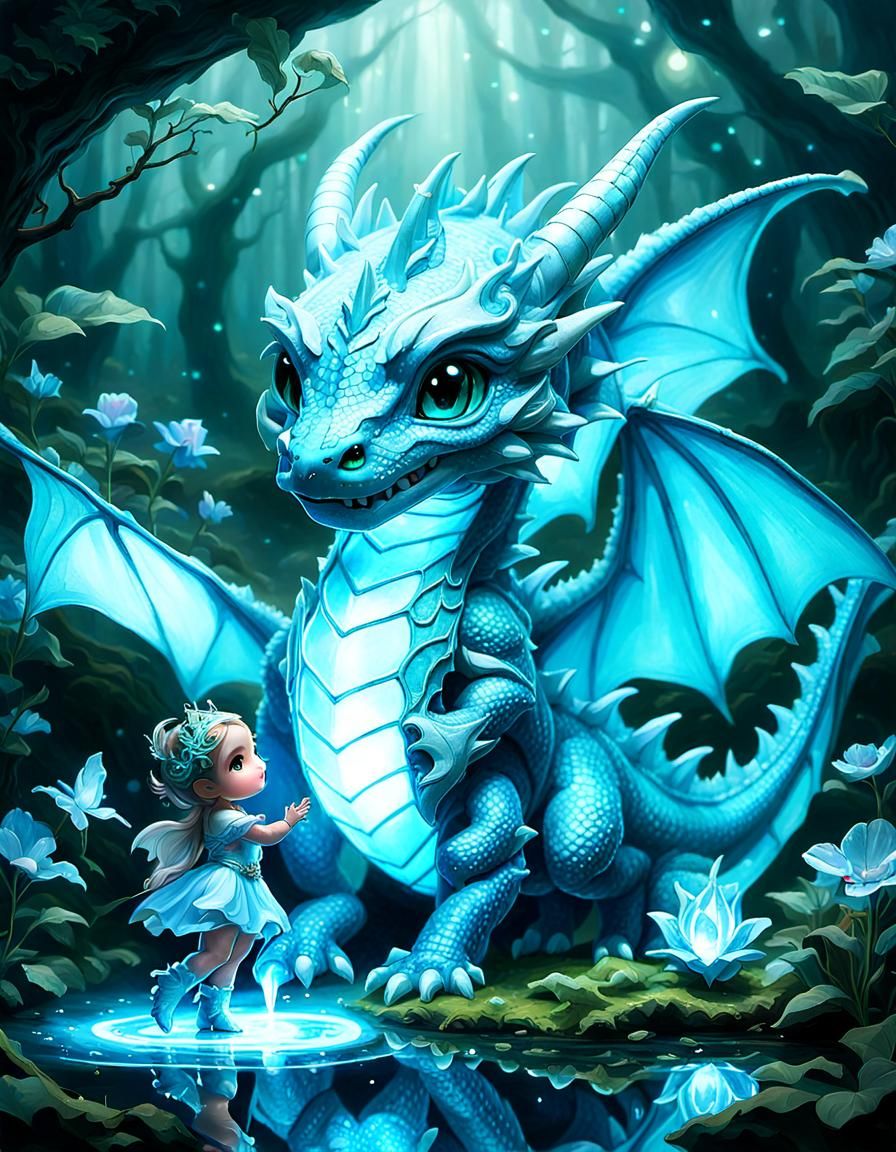 Baby Fairy And Her Pet Dragon AI Generated Artwork NightCafe Creator baby-fairy-and-her-pet-dragon-ai-generated-artwork-nightcafe-creator