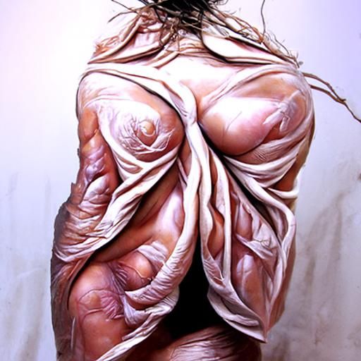 goose bumps on her skin