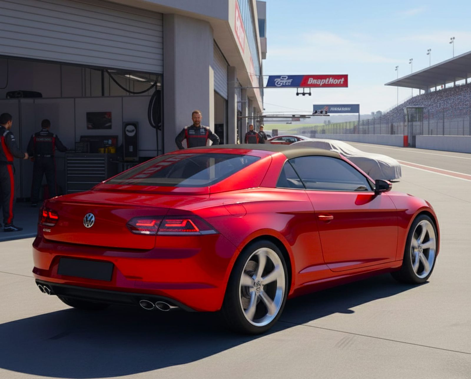 VW GTS Targa Sports Car Concept, rear view