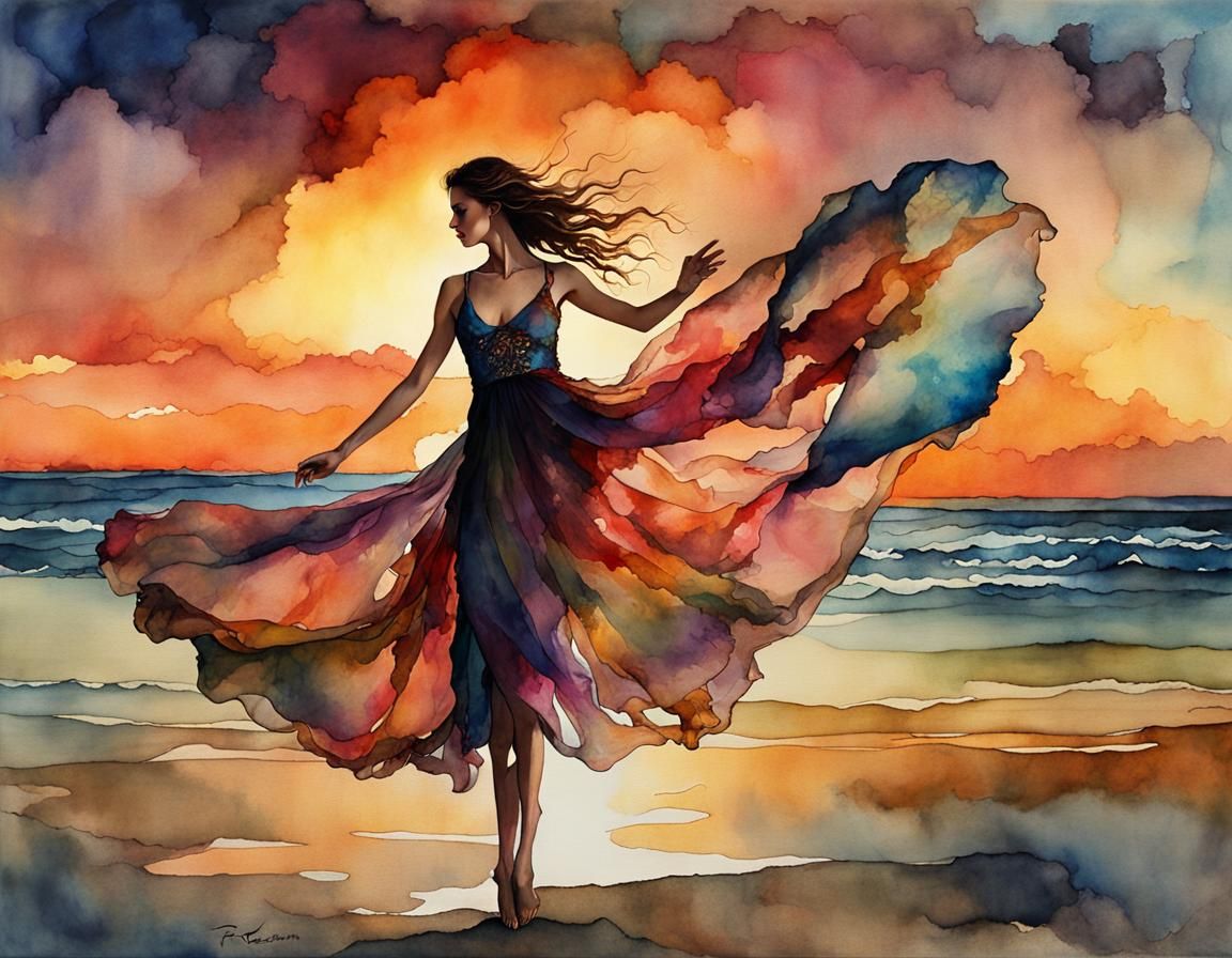 Sunset dance