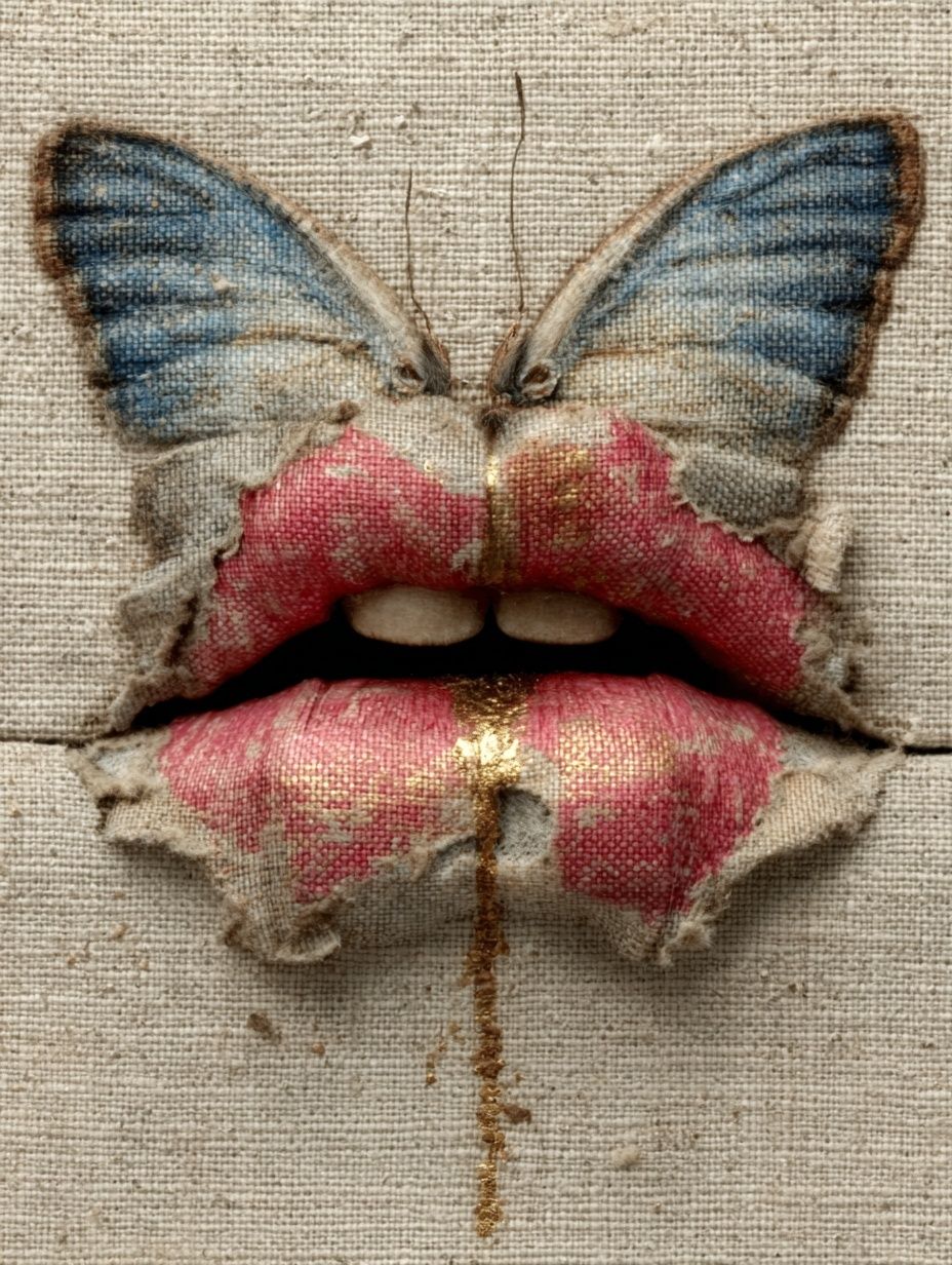 Butterfly lips