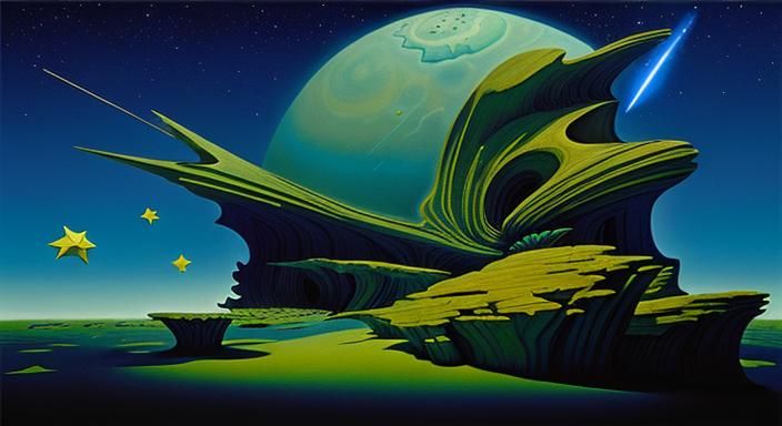 (you are a shooting star) /(By Roger Dean Tim Burton) /(3d_s...