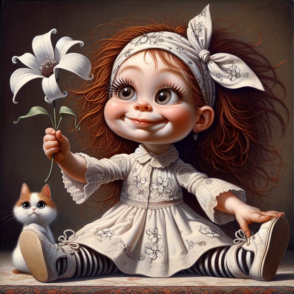 silly little girl
