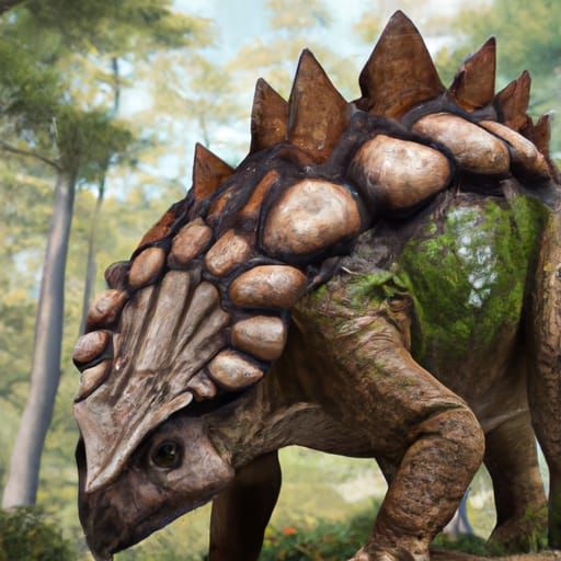 Pachycephalosaurus/Ankylosaurus hybrid - AI Generated Artwork ...