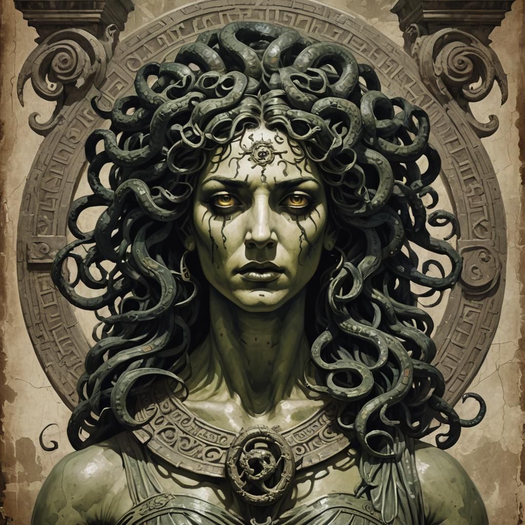 gothic horror ancient greek medusa