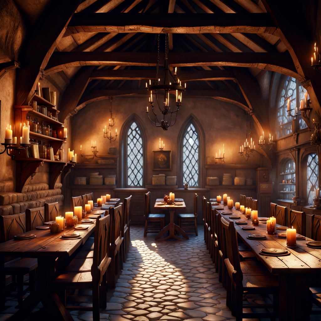 Medieval Tavern - AI Generated Artwork - NightCafe Creator