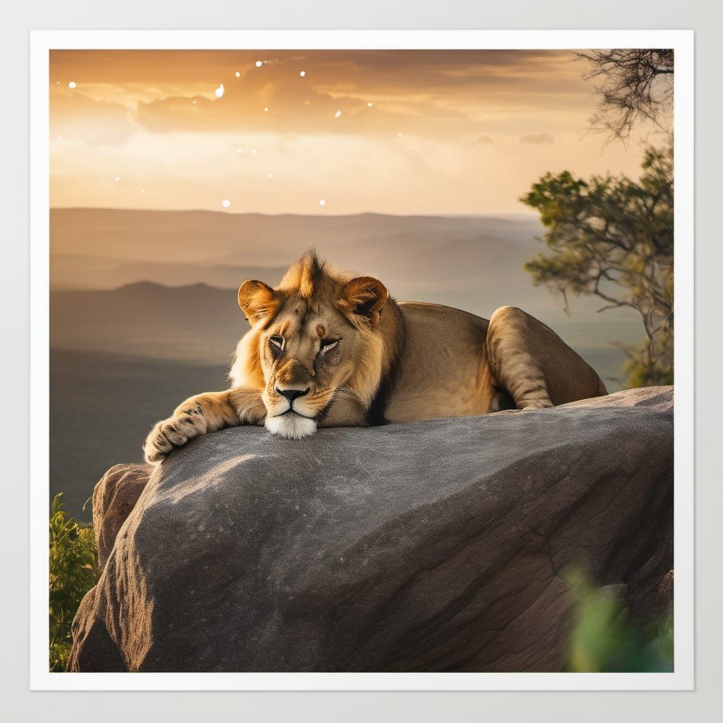 Lion Sleeps