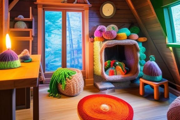 Yarn interior  by @Novael