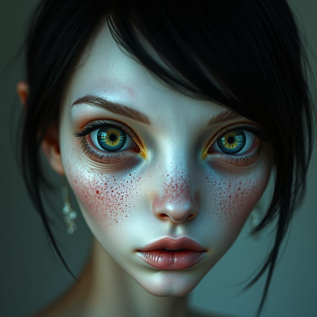 Female alien - AI Generated Artwork - NightCafe Creator