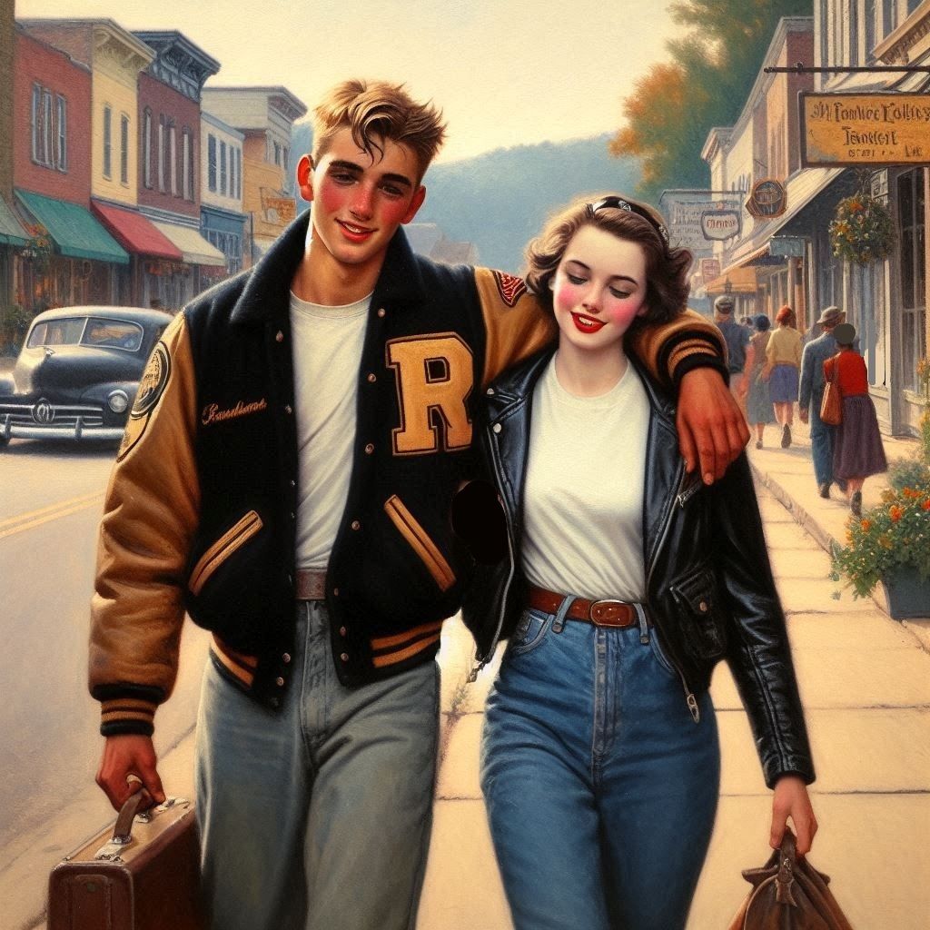 Shakin' the dust of this one horse town off their shoes.