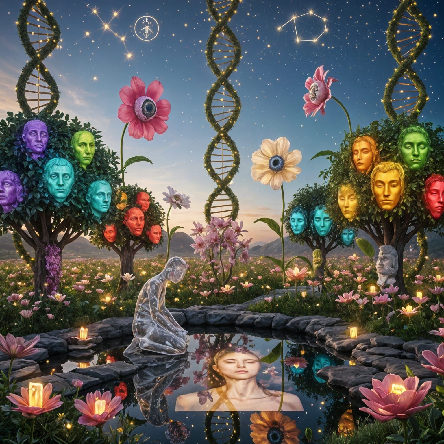 The Garden That Remembers You  by @Joe