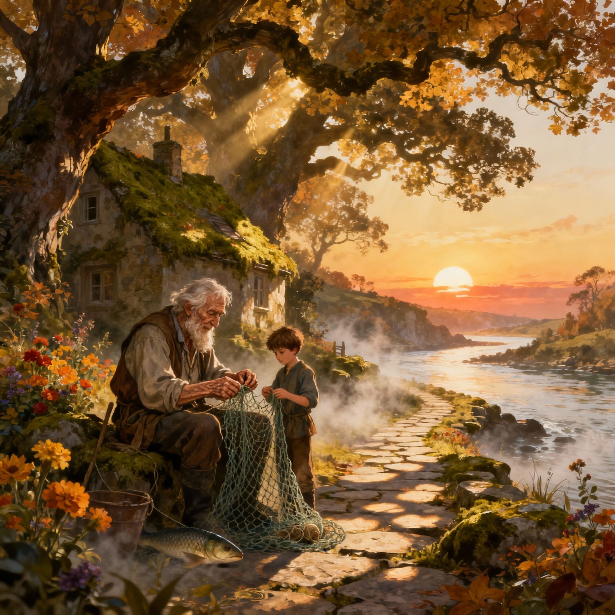 Mending the nets together