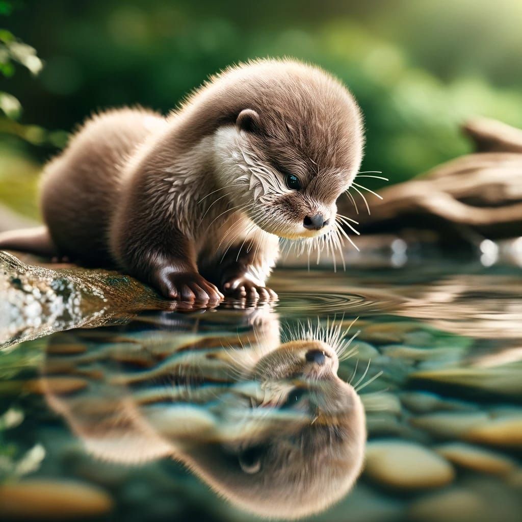 baby otter