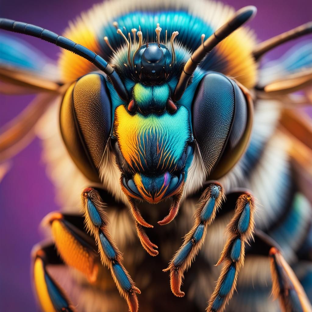 colourful bee