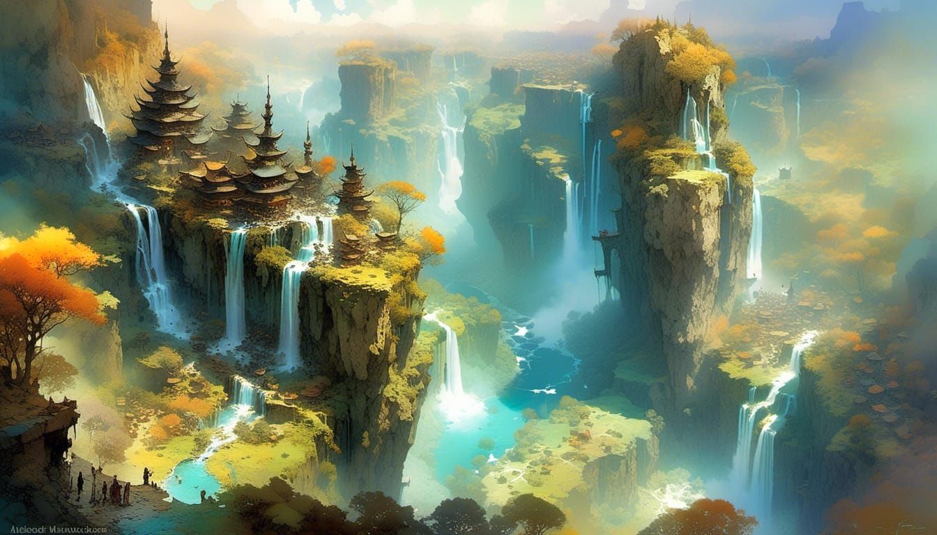 Valley in the Mist