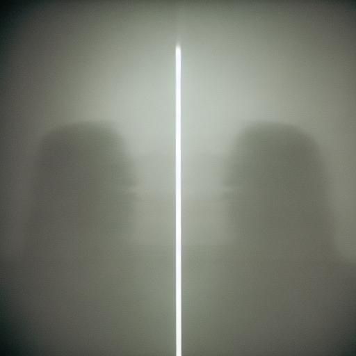 Double exposure, slim figure of a girl against the backgroun...