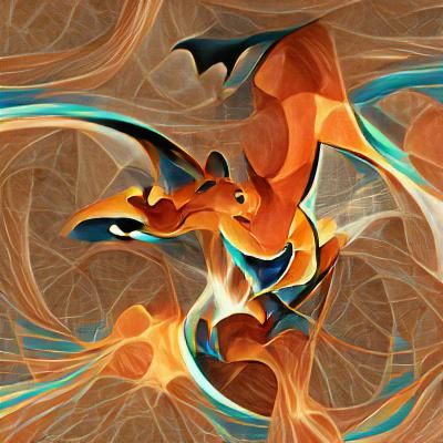 Ultimate charizard abstract