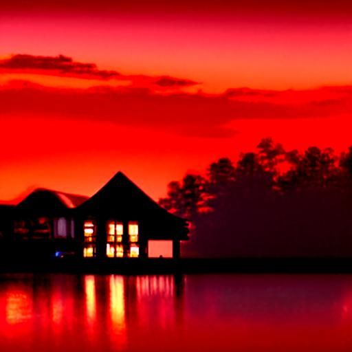 Burning sky