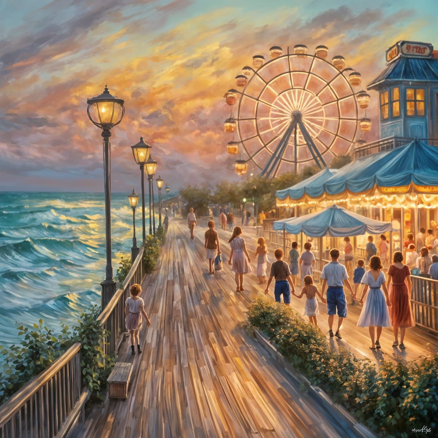 Summer Nights by the Boardwalk   by @Xyloto