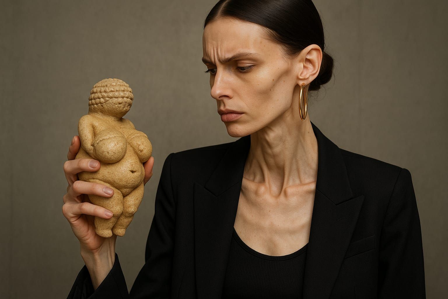 Past and Future: Modern Model meets prehistoric Venus of Wil...