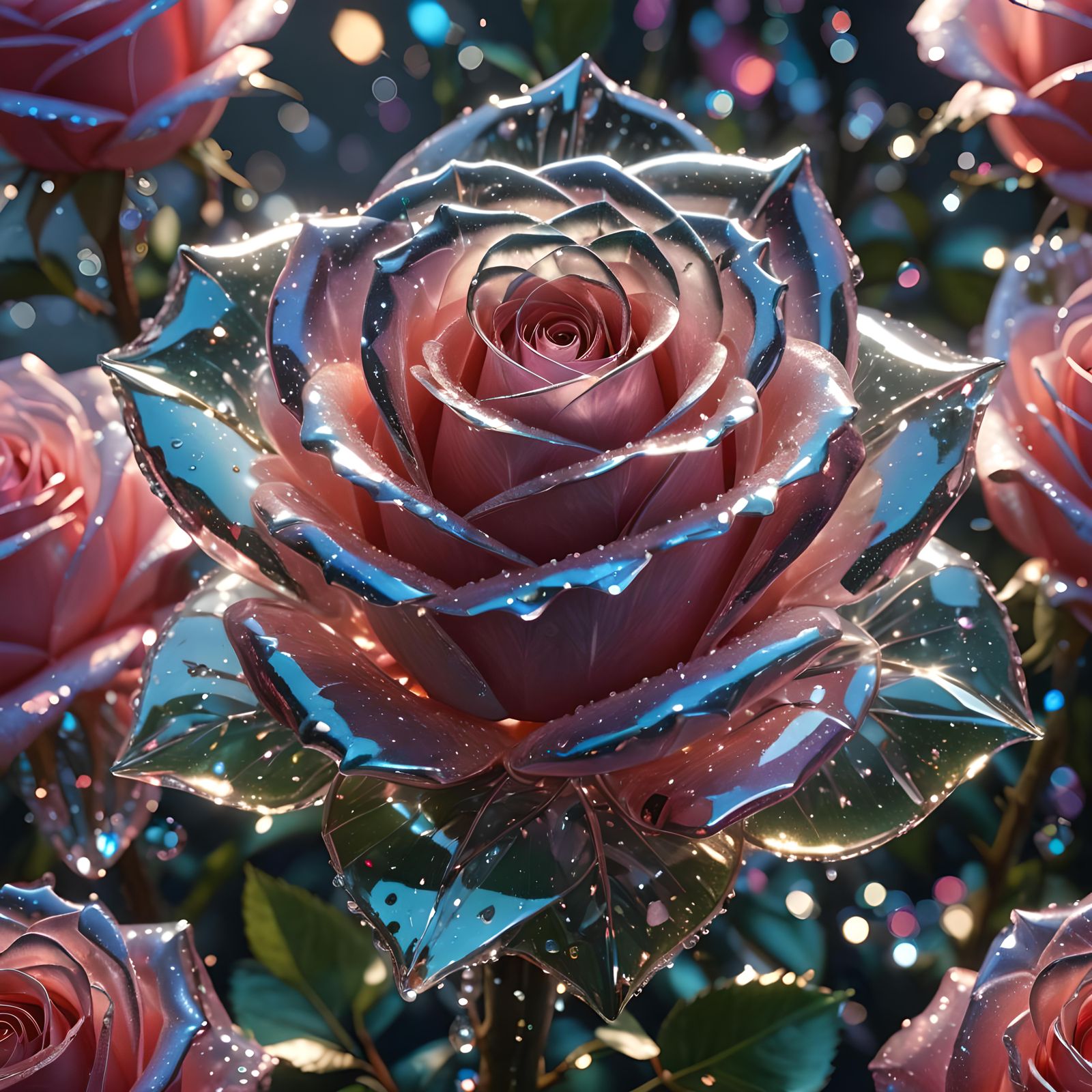 Magical Rose Garden  by @Tektonten