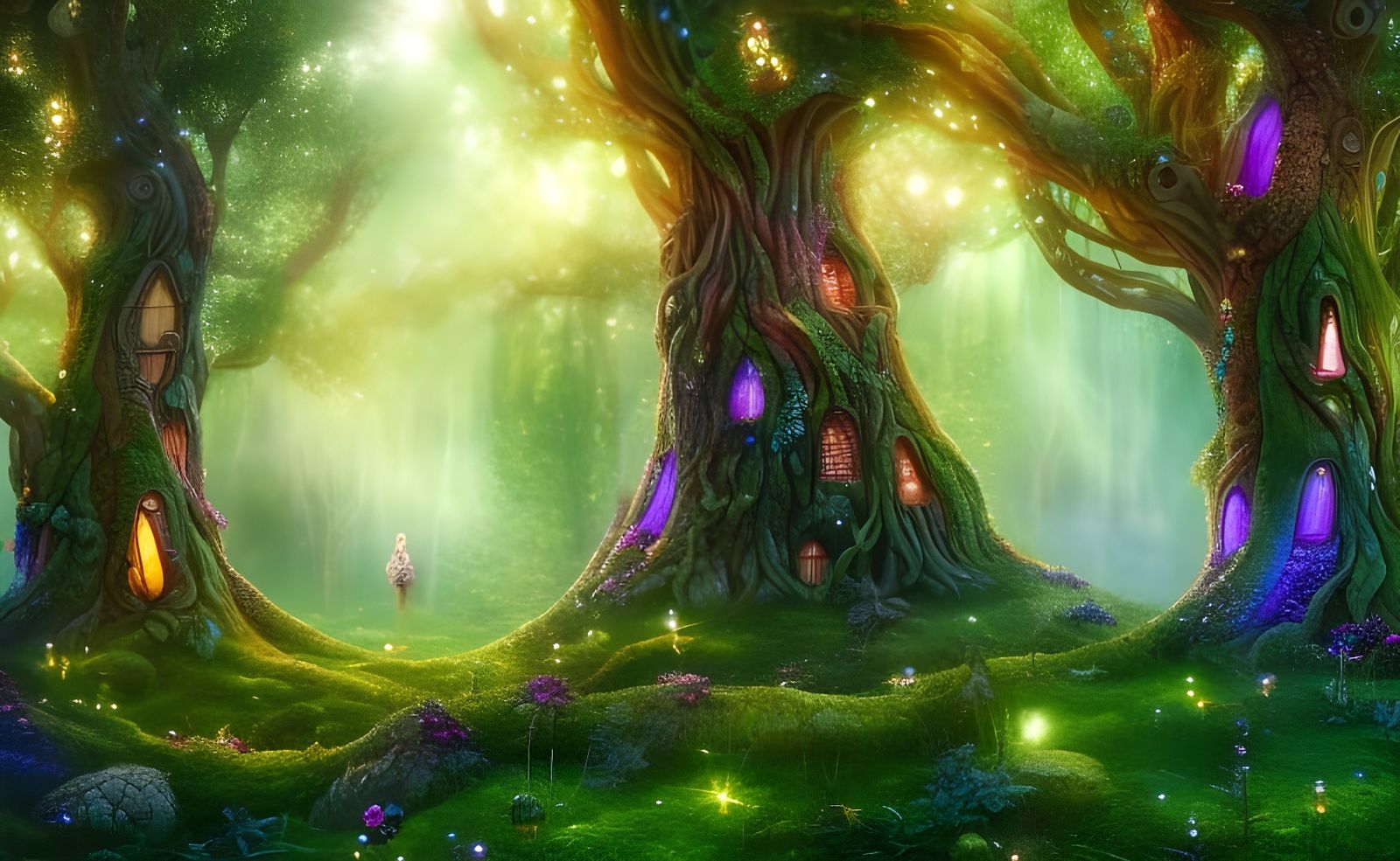 Magic Forest - AI Generated Artwork - NightCafe Creator