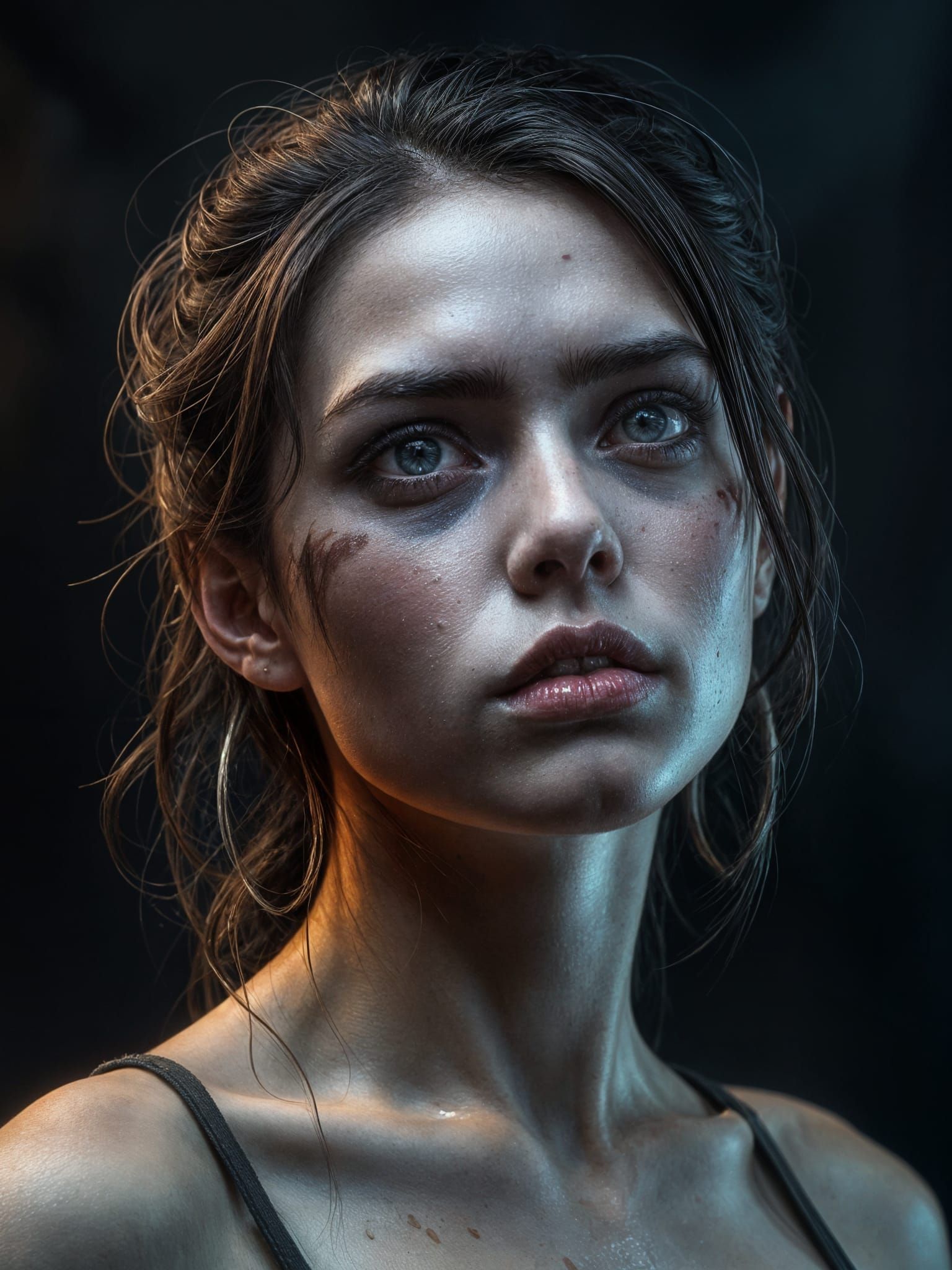 Dark Fantasy Portrait in Hyper-Realistic Style