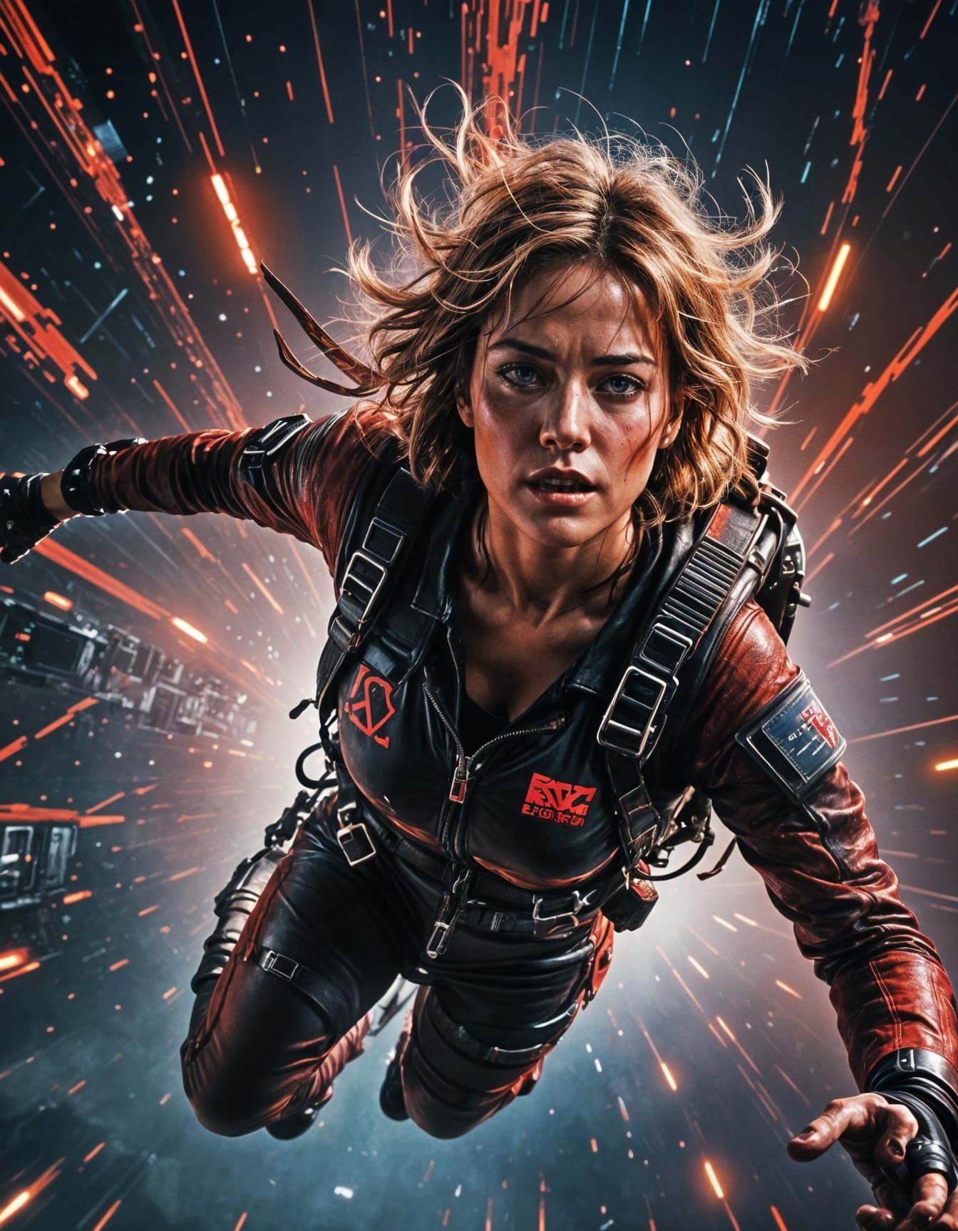 Skydiving in the Matrix  by @Miguelito101