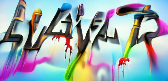 SLAYER colourful detailed painting concept art artwork 8k re...