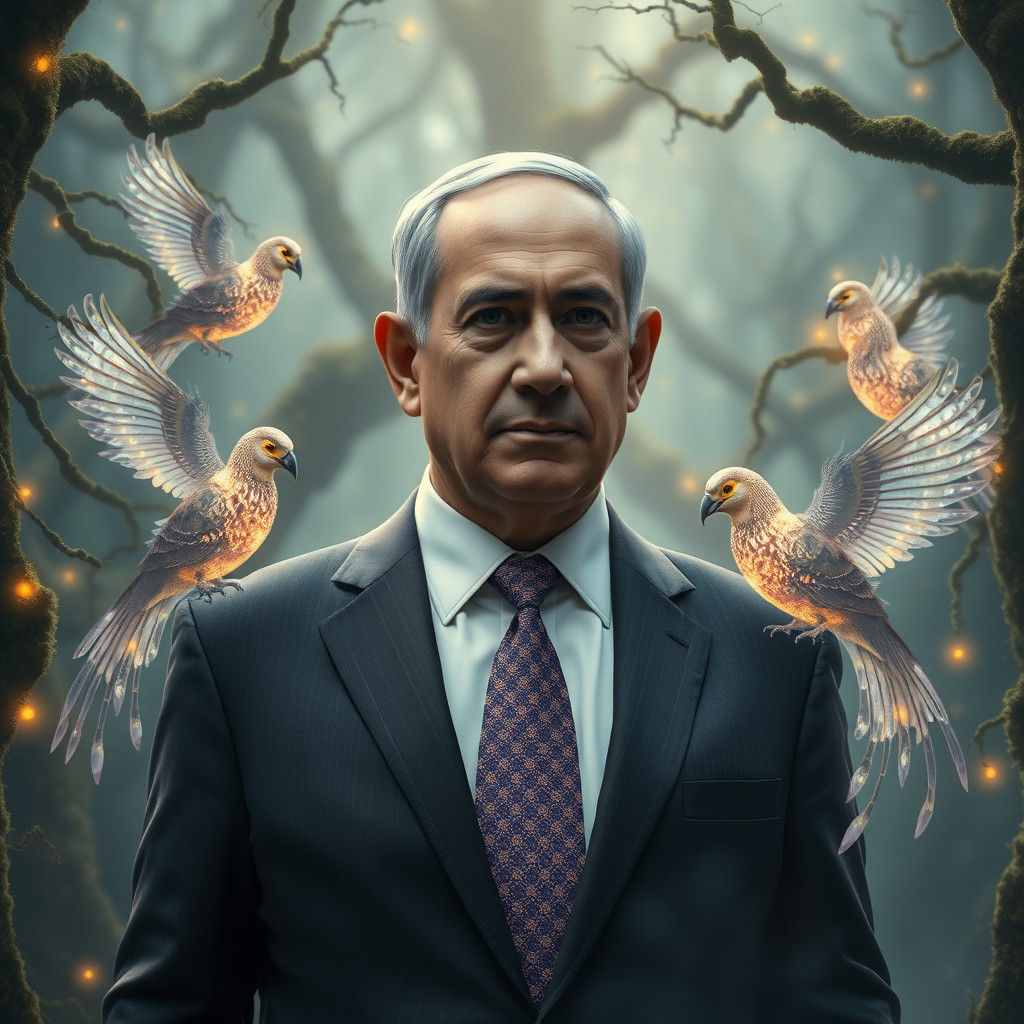 ביבי נתניהו עם עזיקים